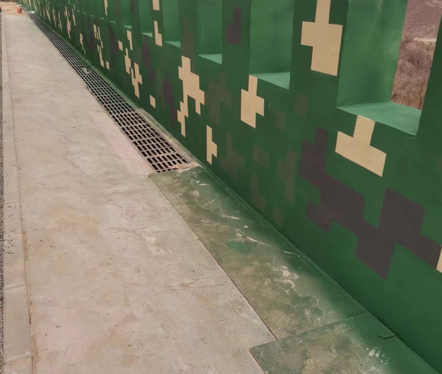 广东围墙迷彩喷涂,数迷彩漆